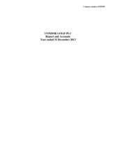 Condor Gold plc