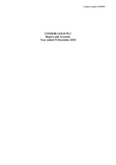 Condor Gold plc