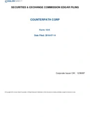 CounterPath Corporation