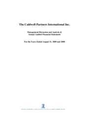 Caldwell Partners International Inc.