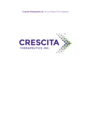 Crescita Therapeutics Inc.