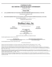 Houlihan Lokey, Inc.