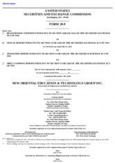 New Oriental Education & Technology Group, Inc.