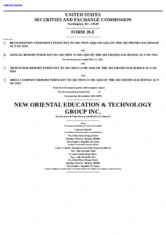 New Oriental Education & Technology Group, Inc.