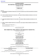 New Oriental Education & Technology Group, Inc.