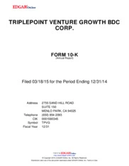 TriplePoint Venture Growth BDC Corp.