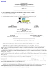 U.S. Silica Holdings, Inc.