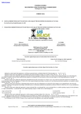 U.S. Silica Holdings, Inc.
