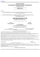 Sprague Resources LP