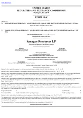 Sprague Resources LP