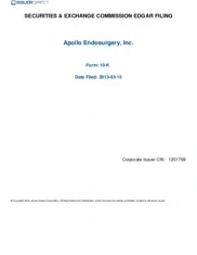 Apollo Endosurgery, Inc.