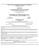 AquaBounty Technologies, Inc.