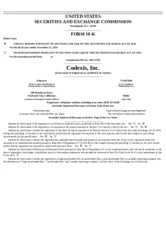 Codexis, Inc.