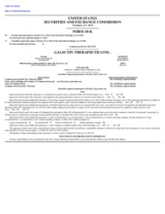 Galectin Therapeutics Inc.