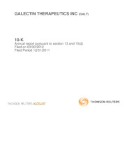 Galectin Therapeutics Inc.