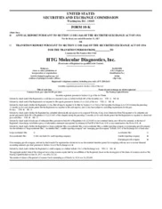 HTG Molecular Diagnostics, Inc.