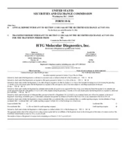 HTG Molecular Diagnostics, Inc.
