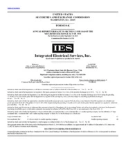 IES Holdings, Inc.