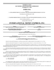 International Money Express, Inc.