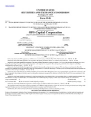 OFS Capital Corporation
