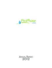 ProPhase Labs, Inc.