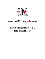 Rave Restaurant Group, Inc.