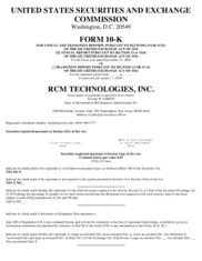 RCM Technologies, Inc.