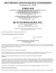 RCM Technologies, Inc.