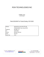 RCM Technologies, Inc.