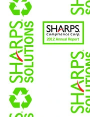 Sharps Compliance Corp.