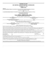 U.S. Well Services, Inc.
