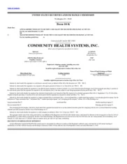 Community Health Systems Inc.