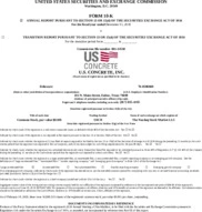  U.S. Concrete, Inc.