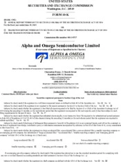 Alpha & Omega Semiconductor