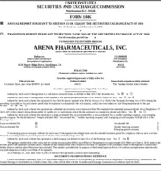 Arena Pharmaceuticals, Inc.