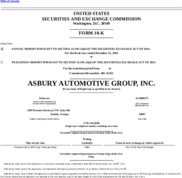 Asbury Automotive Group, Inc.