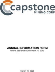 Capstone Copper Corp.