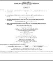 China Natural Resources, Inc.