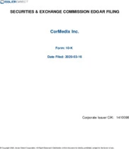 CorMedix, Inc.
