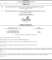 Corvus Gold Inc.