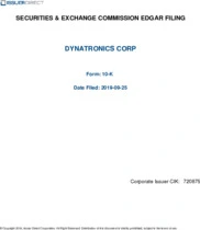 Dynatronics Corp.