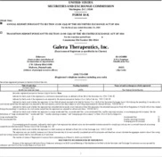 Galera Therapeutics, Inc.