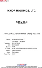 Ichor Holdings Ltd