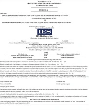 IES Holdings, Inc.