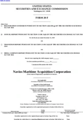 Navios Maritime Acquisition Corporation