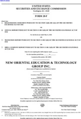New Oriental Education & Technology Group, Inc.
