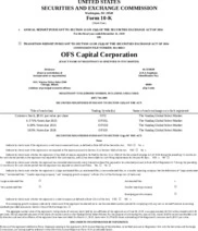 OFS Capital Corporation