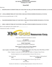 Xtra-Gold Resources Corp.