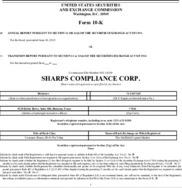 Sharps Compliance Corp.