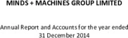 Minds + Machines Group Limited